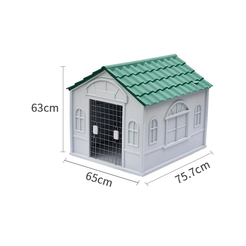 Large green dog house supplier