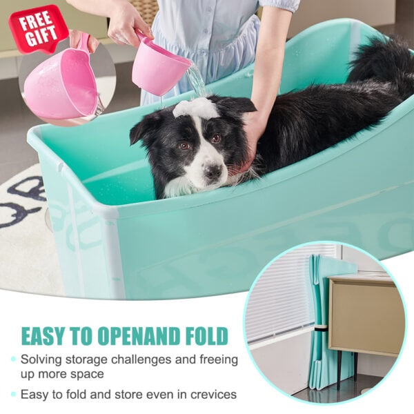 Wholesale large capacity foldable pet bathtub