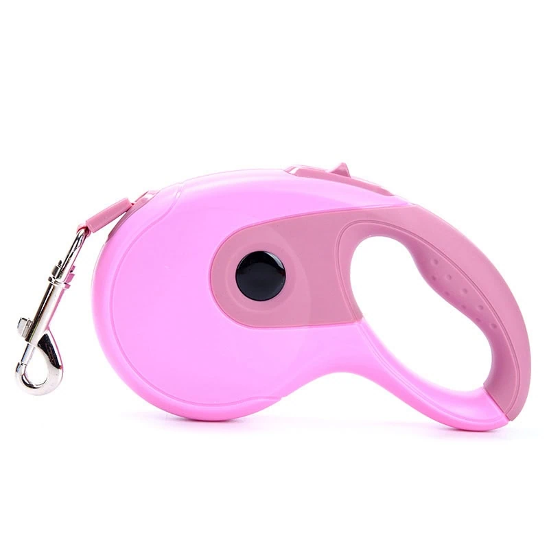 Pink retractable dog leash manufacturer