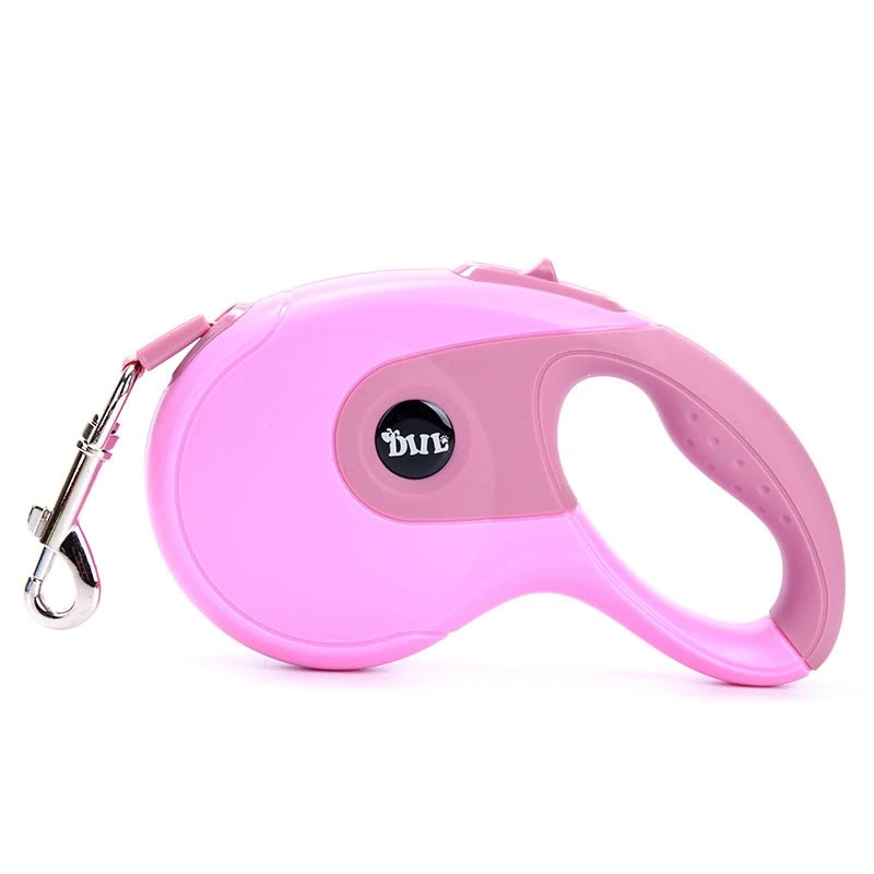 Pink retractable dog leash manufacturer