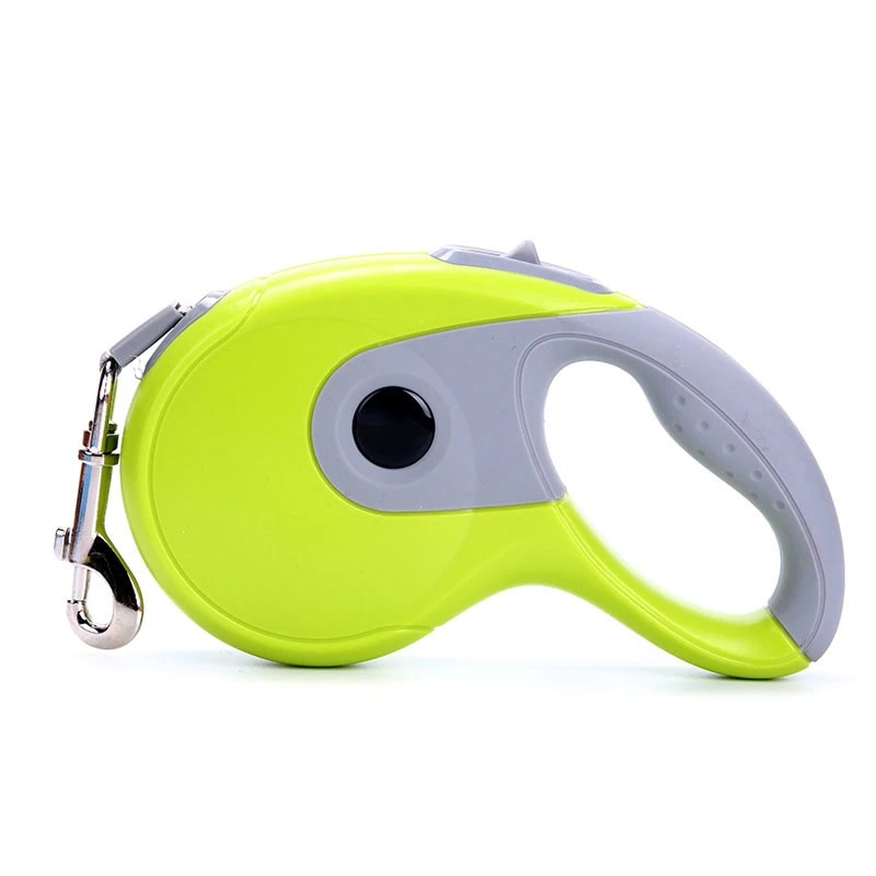 Green soft grip retractable dog leash manufacturer