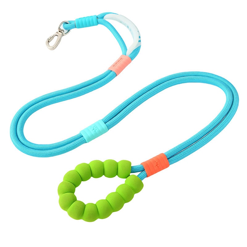 Dog training leash with foam handle factory