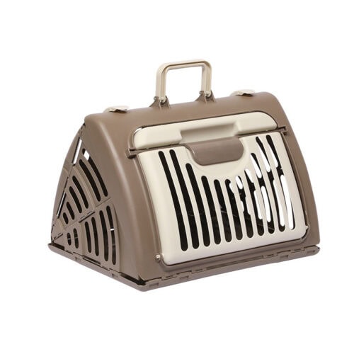 Foldable plastic pet carrier supplier