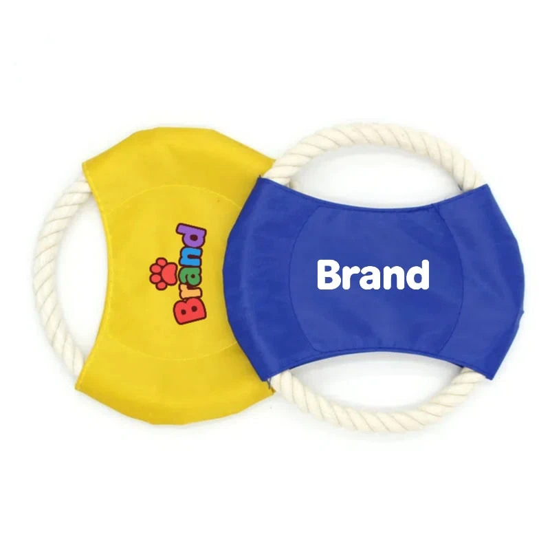 promotional pet products gifts manufacturing with custom LOGO wholesale promotional dog toy frisbee with custom LOGO