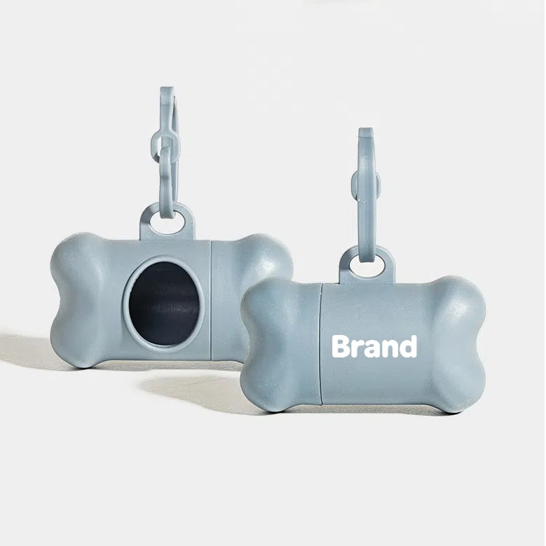 promotional pet products gifts manufacturing with custom LOGO wholesale promotional dog poopbag holder with custom LOGO