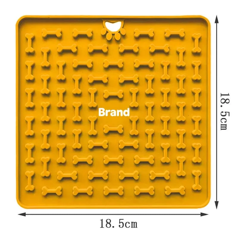 promotional pet products gifts manufacturing with custom LOGO wholesale promotional dog lick mat with custom LOGO