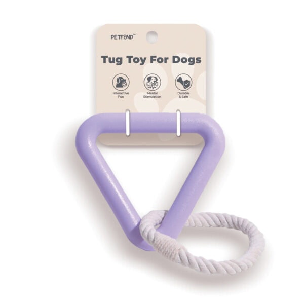Triangle Handle Rope Tug Toy for Dogs