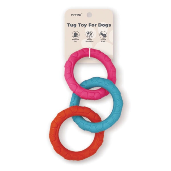 Interlocking Ring Dog Tug Toy