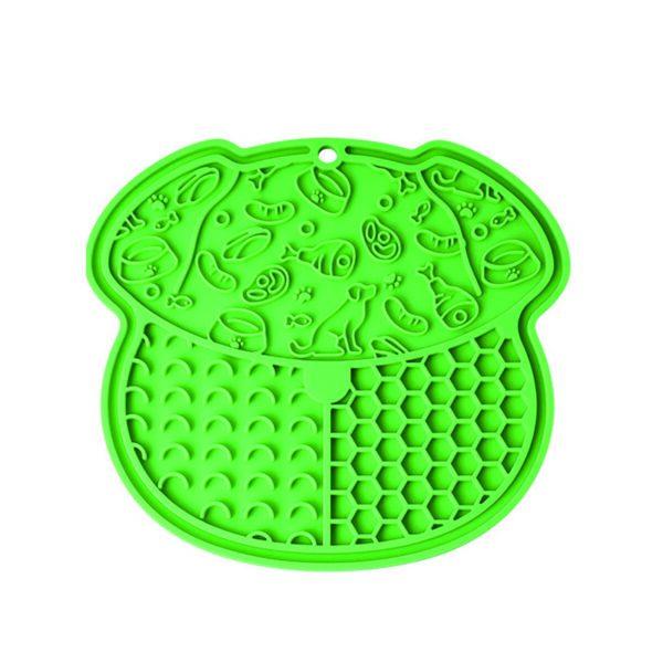 Segmented Paw & Grid Hybrid Lick Mat