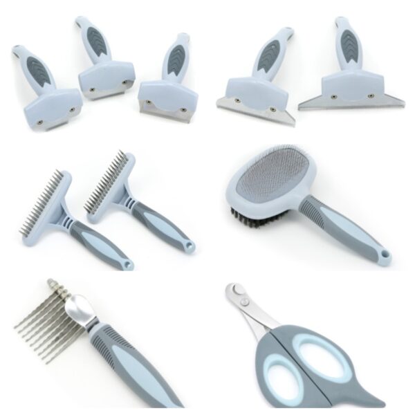 Ice-Grey Comfort-Grip Grooming Series