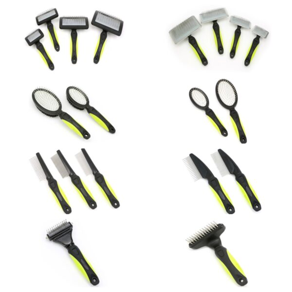Neo-Lime Comfort-Grip Grooming Series