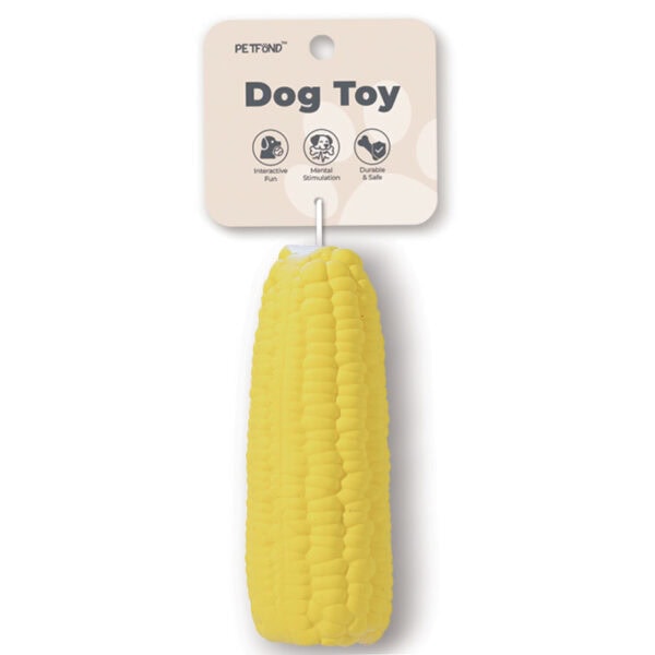 Latex Corn Squeaky Dog Toy