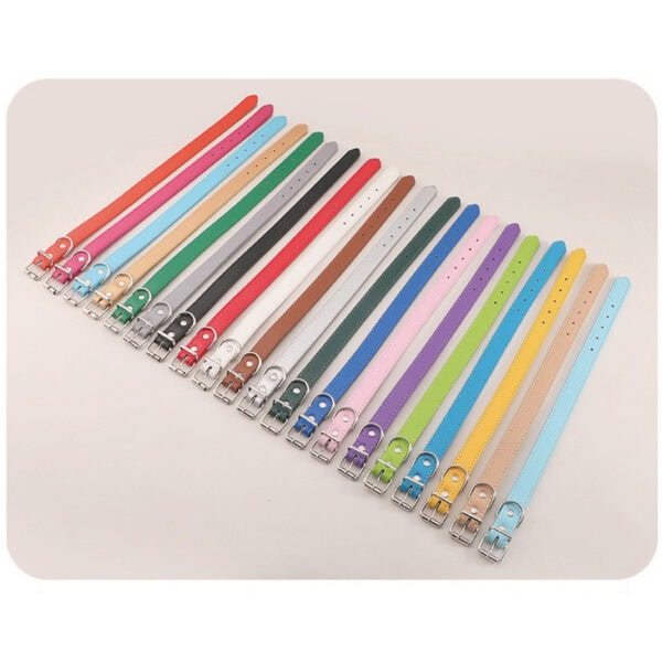 PU leather dog collar