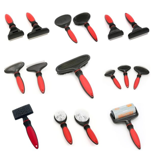 Black-Red Comfort-Grip Grooming Series