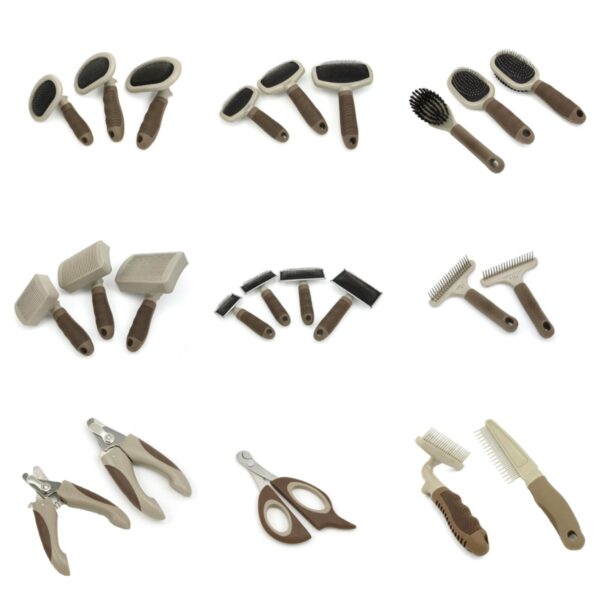 Earth-Tone Comfort-Grip Grooming Series