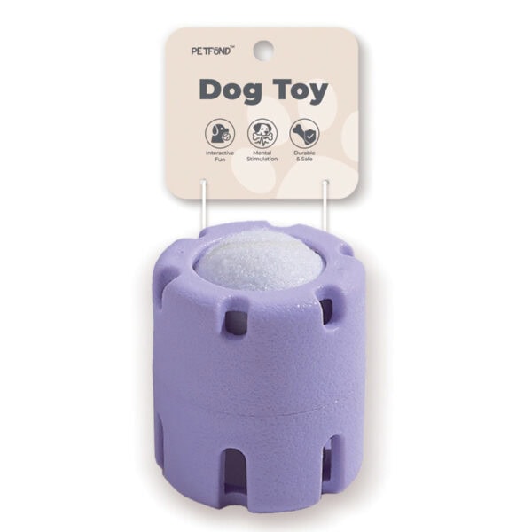 Interactive Dog Toy with Hidden Tennis Ball