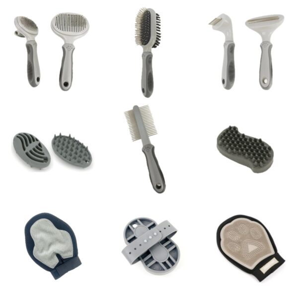 Comfort-Grip Grey Grooming Series