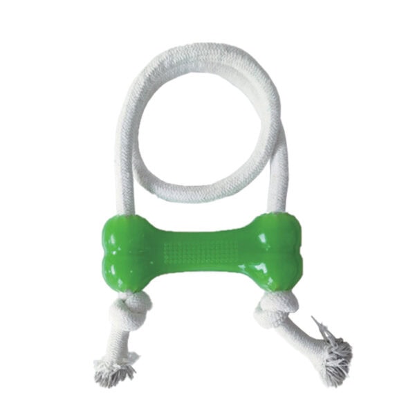 Durable Rope Tug Toy with Bone Center