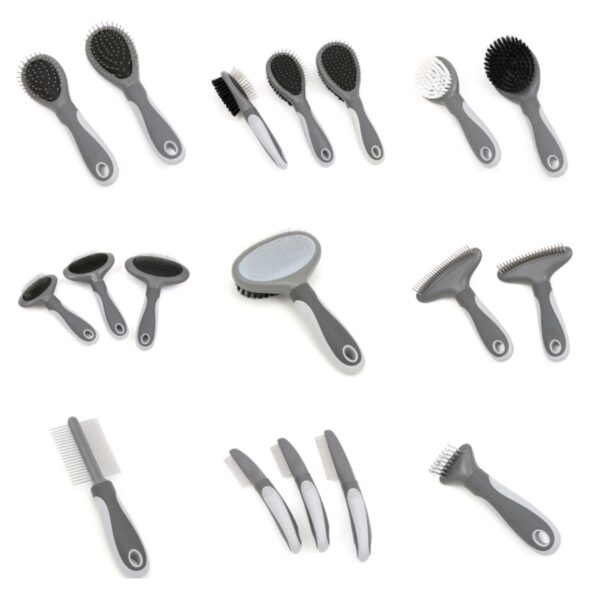 Comfort-Grip Grey Grooming Series