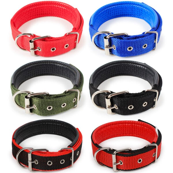 Basic plain color dog collar