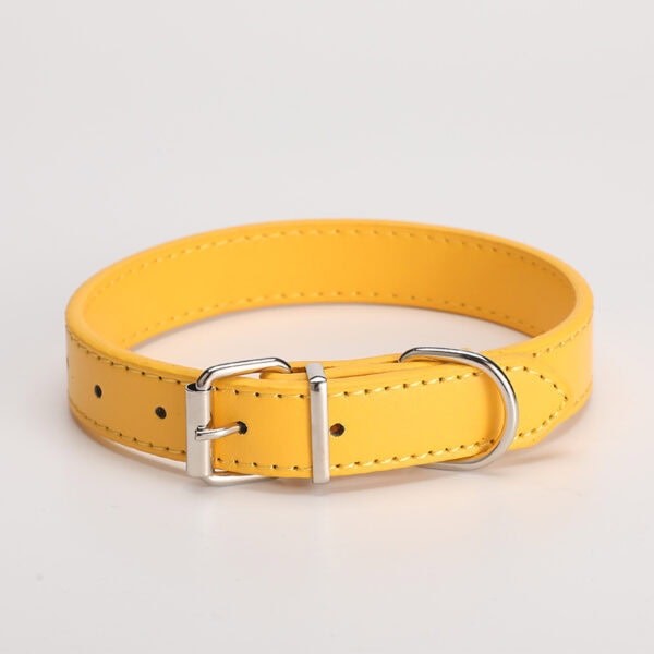 PU leather dog collar