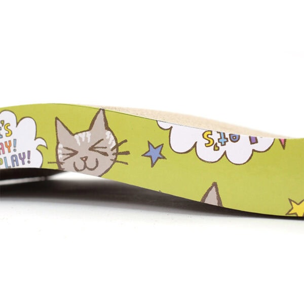 Curved Cat Scratching Pad