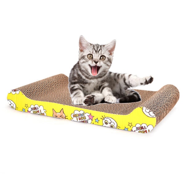 Cat Scratcher with Raised Sides