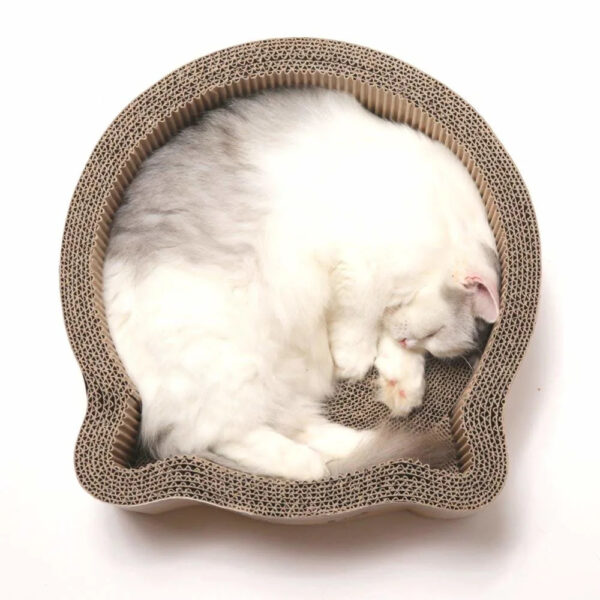 2-in-1 Cat Scratcher and Bed