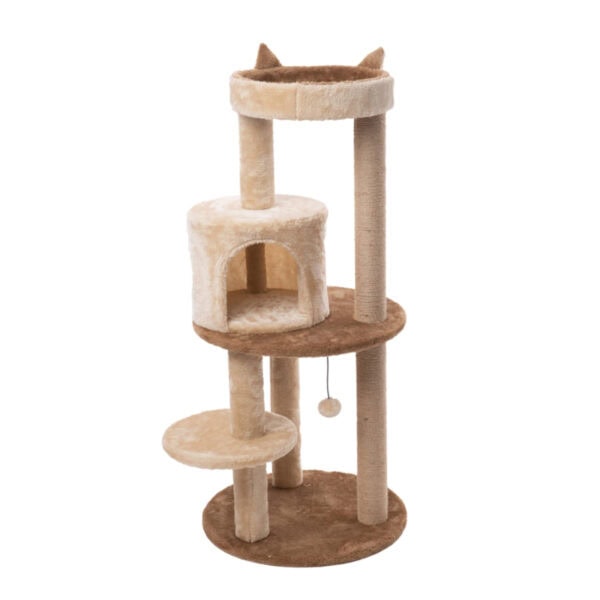 Cozy Cat Tree with Perch and Condo
