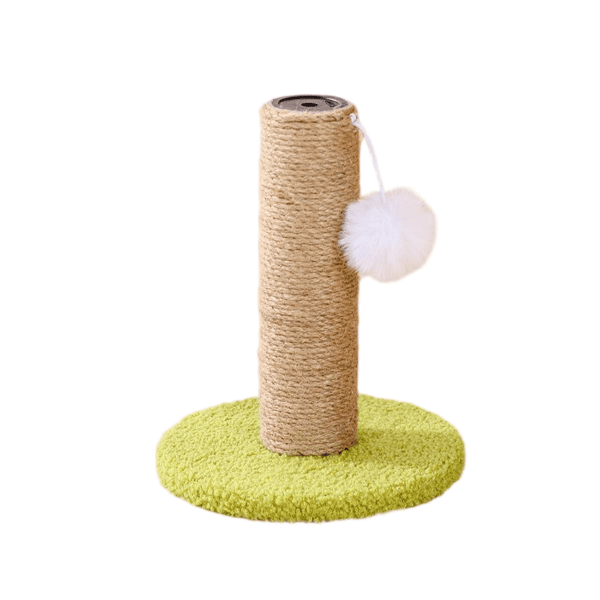 Mini Sisal Cat Scratching Post with Plush Ball Toy