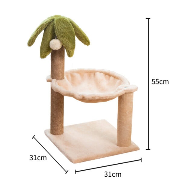 Island Palm Cat Hammock & Scratcher