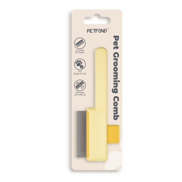 Easy Clean Dense Teeth Pet Grooming Comb