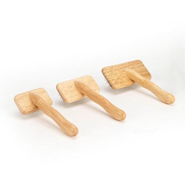 Air cushion-Wooden frame grooming brush