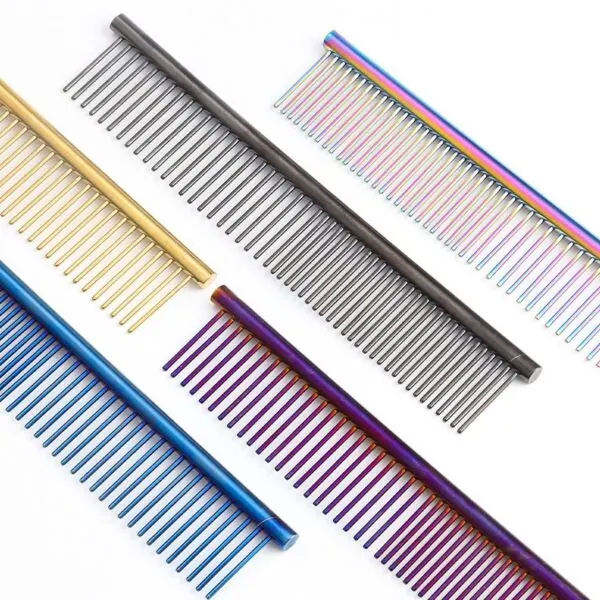 Dense & Sparse Teeth Pet Grooming Comb-Color