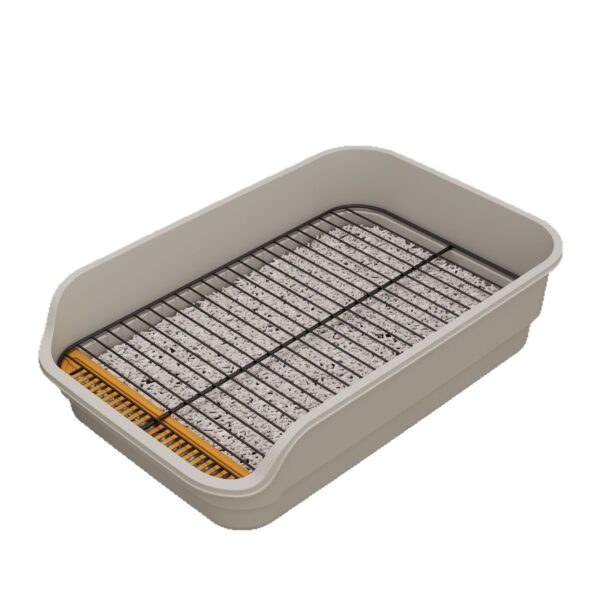 Steel-Mesh High-Wall Indoor Potty