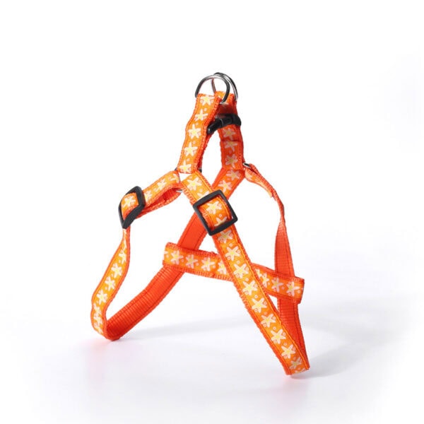Printed Fabric Overlay Dog Harness