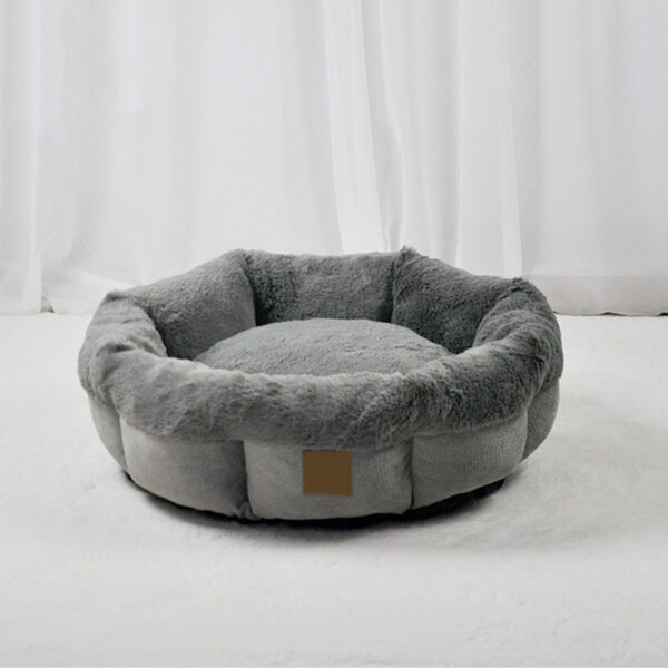 Plush Donut Bolster Bed