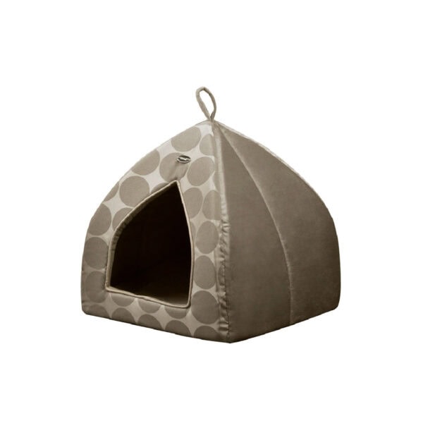 Boho Polka-Dot Cat Cave