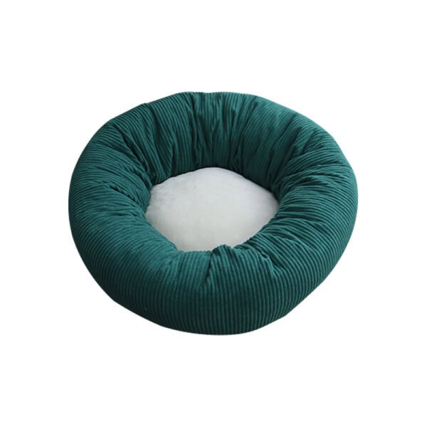 Ruched Corduroy Donut Bed