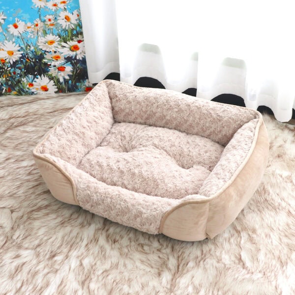 Curly Sherpa Bolster Bed