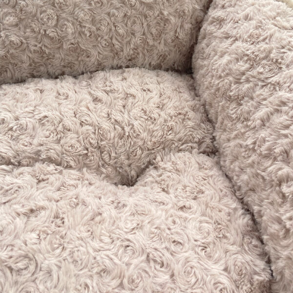 Curly Sherpa Bolster Bed