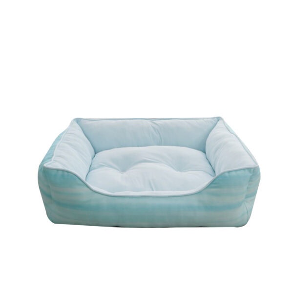 Striped Canvas Rectangular Bolster Bed