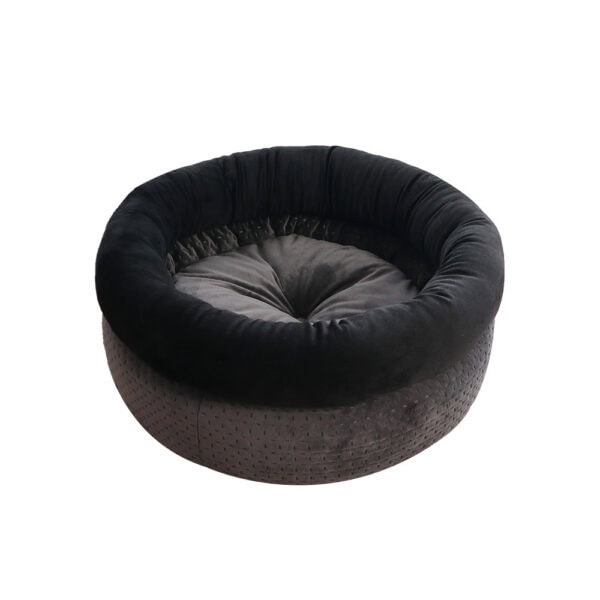 Double-Layer Velvet Donut Bed