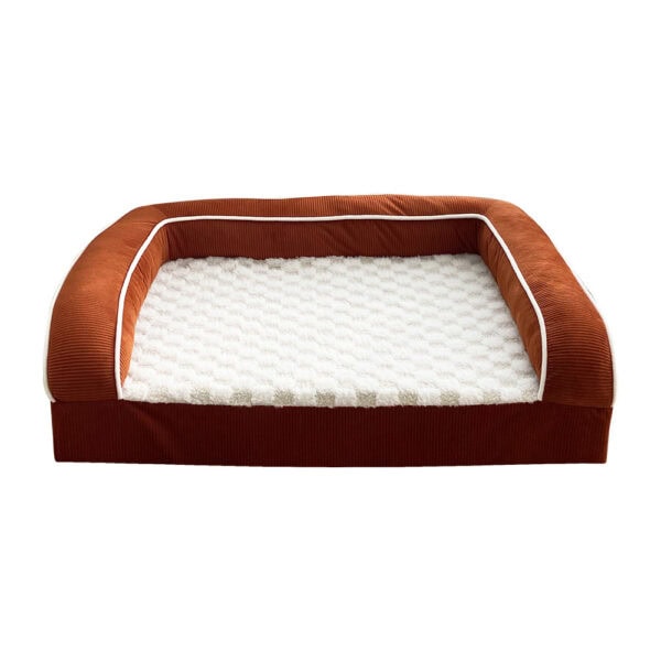 Corduroy Sherpa Bolster Lounger