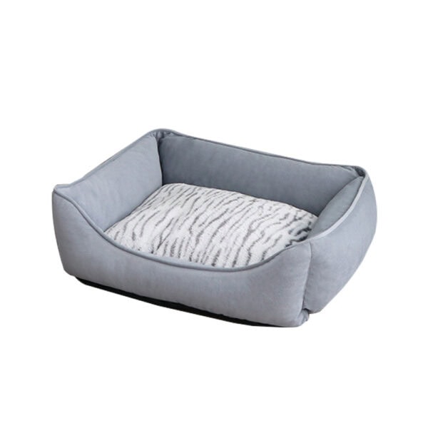 Printed Cushion Rectangular Bolster Bed