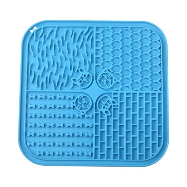 Square Multi-Zone Slow Licking Pet Treat Mat
