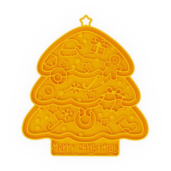 Christmas Tree Holiday-Themed Pet Lick Mat