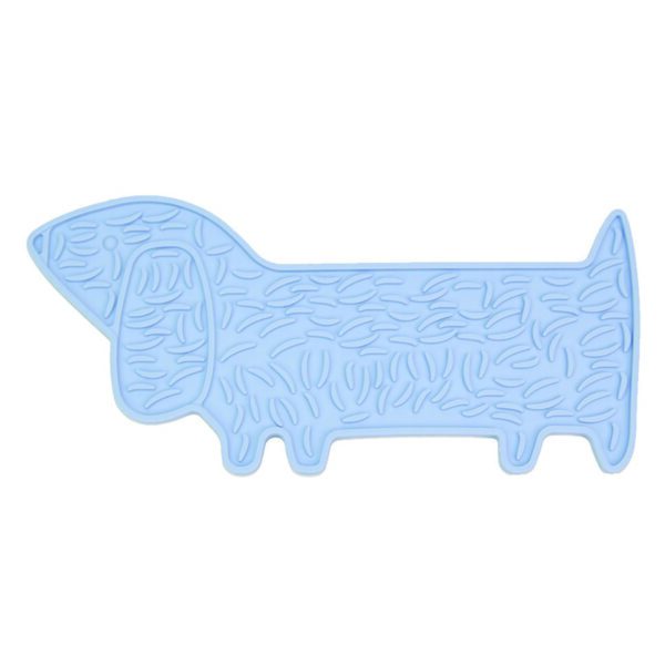 Dachshund Silhouette Lick Mat for Dog Enrichment