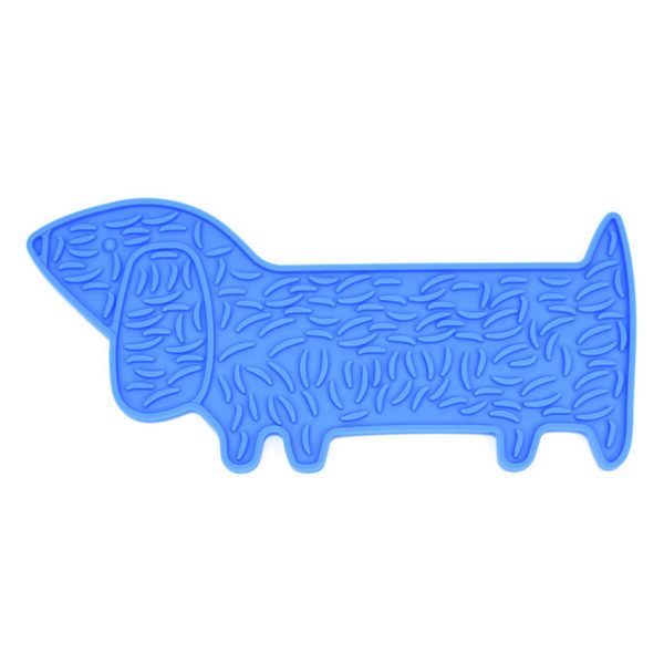 Dachshund Silhouette Lick Mat for Dog Enrichment