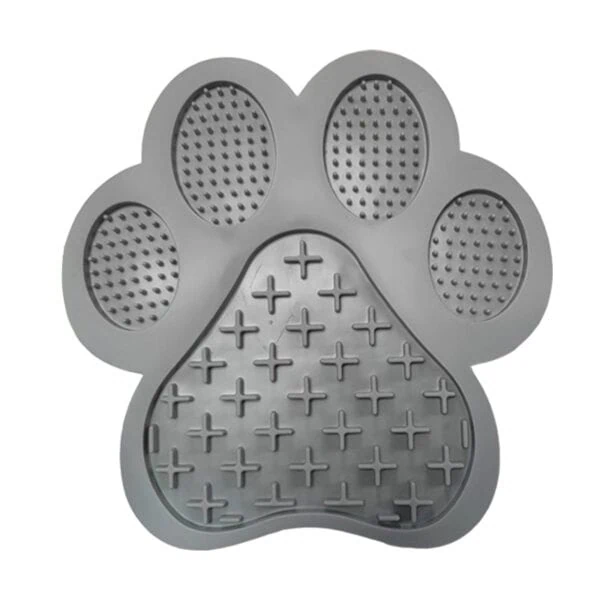Paw Print Textured Slow Lick Treat Mat